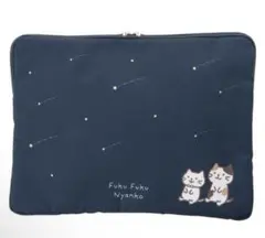 くーすけ様専用Fuku Fuku Nyanko ポーチ ネイビー