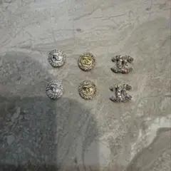 ネイルパーツ　合金パーツ　6個セット