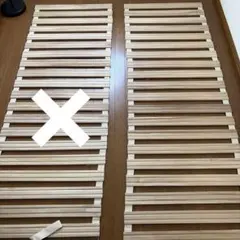 送料込 桐 ダブルサイズ すのこベット半分のみのサムネイル