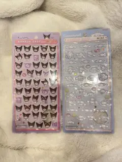 【正規品】シナモン,クロミ ボンボンドロップシール ミニ2枚セット