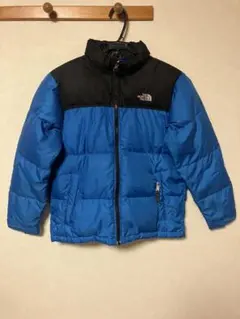 THE NORTH FACE ダウンジャケット 140 ブルー×ブラック