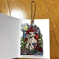 ディズニー 二層アクリルキーホルダー　アリエル