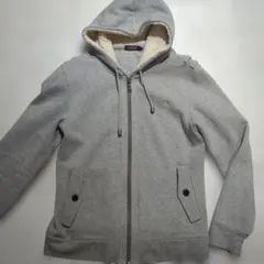 Burberry Black Label ボアパーカー グレー