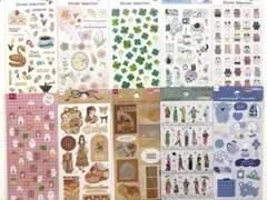 〔616〕シートシール まとめ売り 10枚セット