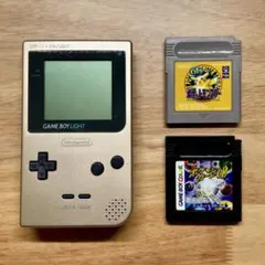 GAME BOY LIGHT 本体、ソフト2本セット