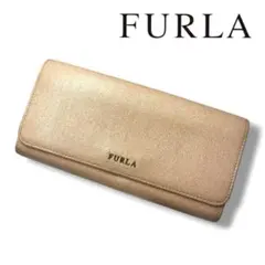 美品　FURLA　L字ファスナー長財布 2026年最新】フルラ L字ファスナー 財布の人気アイテム - メルカリ