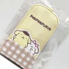 新品未使用 【ポムポムプリン&マカロン】サンリオ リール付きキーケース