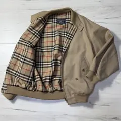 バーバリーズ ブルゾン メンズ ノバチェック ベージュ スウィング