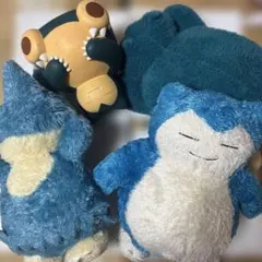 ポケモン　ぬいぐるみ　カビゴン、ゴンベ　3体セット　おまけ付き