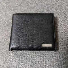 うりぼう様専用カルバン・クラインレザー 二つ折り財布 ブラック