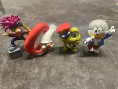 駄菓子キャラクターマスコット 全4種セット