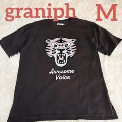 graniph Tシャツ オーサムタイガー バックワッフル 半袖 M