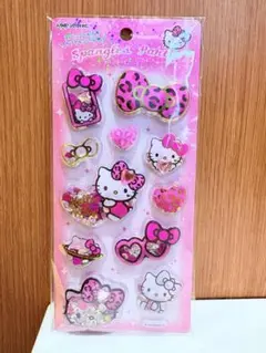 スパンコールパーティー ヒョウ柄キティ