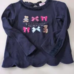 MEZZO PIANO ネイビー 長袖カットソー 130cm