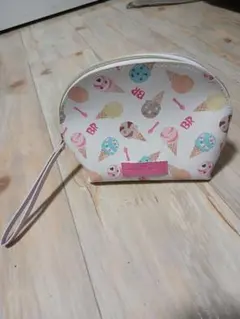サーティワン アイスクリーム ポーチ ストラップ付き ピンク