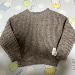 バースデイ　タイニーマノン ブラウン　ニット　厚手　110サイズ