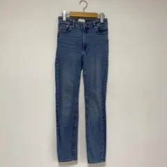 【H&M/エイチアンドエム】ハイウエスト　スキニー　デニム　ジーンズ【34】細身