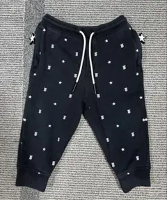 BURBERRY 星柄 ブラック スウェットパンツ 92cm