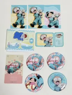 忍たま シネコン 南座 アニカフェ アクスタ 缶バッジ ステッカー 乱太郎