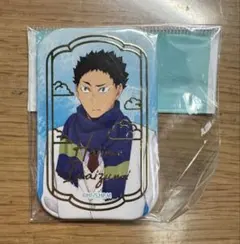 ハイキュー!! スクエア缶 バッジ 岩泉一