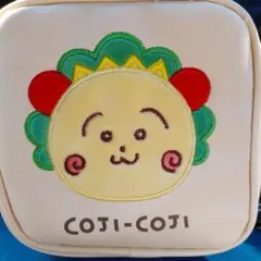 コジコジ　スクエアポーチ　白