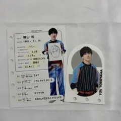 カミガタボーイズ 図鑑 プロフィール帳 SUPER EIGHT 横山裕