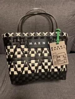 新品❤️MARNI カゴバッグ クロネコ キャット／05 - メルカリ