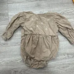 Tête à Tête ベージュロンパース 80