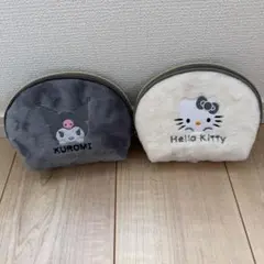 Kuromi & Hello Kitty ポーチセット
