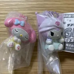 サンリオ　ＧＲＷＭマスコットチャーム　マイメロとクロミ2個セット　新品匿名配送