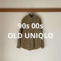 90s 00s vintage OLD UNIQLO BDシャツ ベージュ