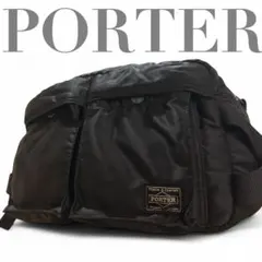 ✨極美品✨ 廃盤品 PORTER TANKER ボディバッグ 黒 ウェストバッグ
