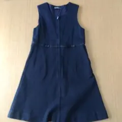 familiar ネイビー ノースリーブ フォーマルワンピース 120