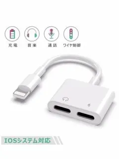 iPhone イヤホン 変換ケーブル ライトニング