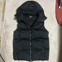 AZUL フード付きダウンベスト M ブラック