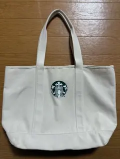 スターバックス キャンバストートバッグ アイボリー