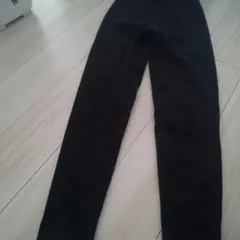 ブラック 起毛 レギンス