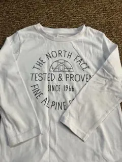 THE NORTH FACE ホワイト長袖Tシャツ 120㎝