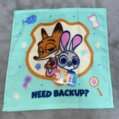 ズートピア2 ハンドタオル ニック ジュディ ディズニー　新品　未使用　タグ付き