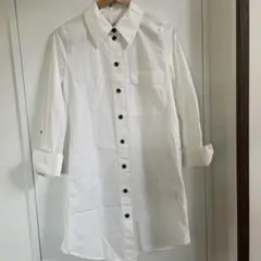 COS ホワイト シャツワンピース