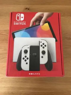 有機ELNintendo Switch本体☆ホワイト/ブラックのカラー★美品★