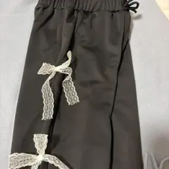 SHEIN ジャージ リボン ブラック