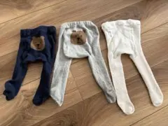 GAP ベビータイツ くま familiar ファミリア タイツ 3点セット