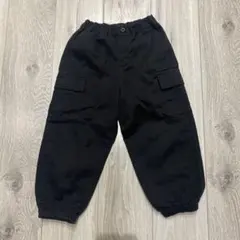 GU カーゴパンツ　ブラック　110cm