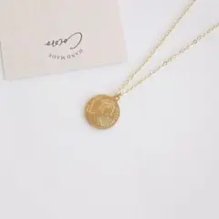 コインチャームネックレス＊ハンドメイド