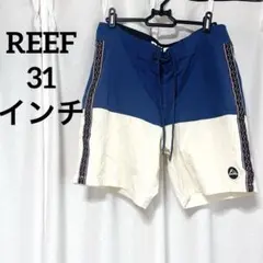 REEF 【31インチ】ネイビー/アイボリー 水着 海パン 短パン 海 プール