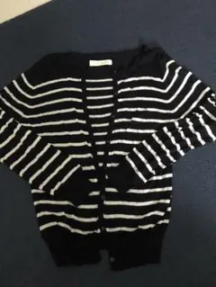 匿名配送　CECIL McBEEボーダーカーディガンMサイズ