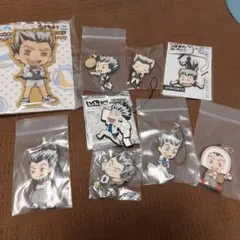 ハイキュー 木兎光太郎 ラバーストラップ セット
