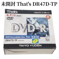 미개봉 Thw's DVD-R 5디스크 P DR47D-TP 타이요 유덴 4.7GB