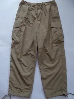 UNIQLO U ワイドフィットパラシュートカーゴパンツ ベージュ L ユニクロ